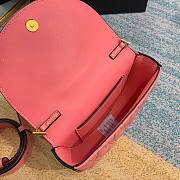Versace Virtus quilted belt bag in pink DV3G984 size 18cm - 3