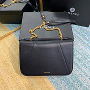 Versace Vertus shouder bag in black DBFG985 size 24cm - 2