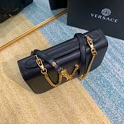 Versace Vertus shouder bag in black DBFG985 size 24cm - 3