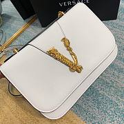 Versace Vertus shouder bag in white DBFG985 size 24cm - 6