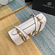 Versace Vertus shouder bag in white DBFG985 size 24cm - 4