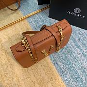 Versace Vertus shouder bag in brown DBFG985 size 24cm - 5