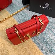 Versace Vertus shouder bag in red DBFG985 size 24cm - 3