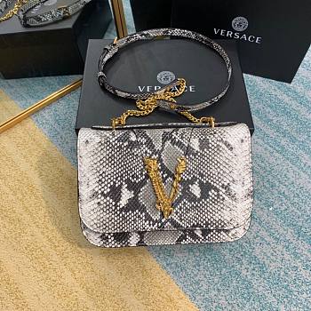 Versace Virtus python shouder bag DBFG985 size 24cm
