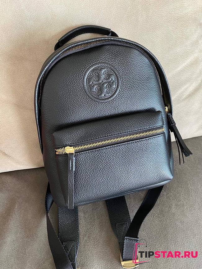 Tory Burch | Perry bombe small backpack black leather 73633 size 24.5cm - 1