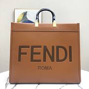 Fendi sunshine large in brown 8BH372ABVLF0PWZ size 40.5cm - 1