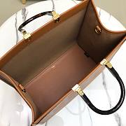 Fendi sunshine large in brown 8BH372ABVLF0PWZ size 40.5cm - 3