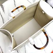 Fendi sunshine large in white 8BH372ABVLF0K7E size 40.5cm - 4