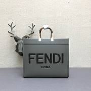 Fendi sunshine large in gray 8BH372ABVLF0PWZ size 40.5cm - 1