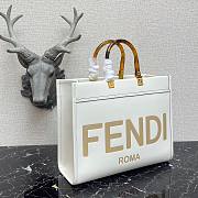 Fendi sunshine medium in white 8BH386ABVLF0K7E size 36cm - 6