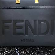 Fendi sunshine medium in black 8BH386ABVLF0KUR size 36cm - 2