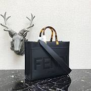 Fendi sunshine medium in black 8BH386ABVLF0KUR size 36cm - 4