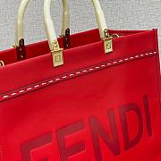 Fendi sunshine medium in red 8BH386ABVLF0XVW size 36cm - 2