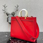 Fendi sunshine medium in red 8BH386ABVLF0XVW size 36cm - 3