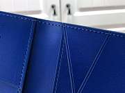 Louis Vuitton Pocket organizer taurillon monogram in blue size 11cm - 2