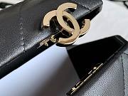 Chanel Small vanity case lambskin & gold metal in black AS2630 size 15cm - 2