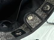 Chanel Medium deauville shopping tote bag in black size 34cm - 3