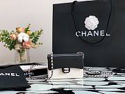 Chanel Mini evening bag plexi & black metal AS2534 size 12cm - 1