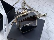 Chanel clutch with chain in black AP2398 - 5