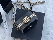 Chanel clutch with chain in black AP2398 - 3