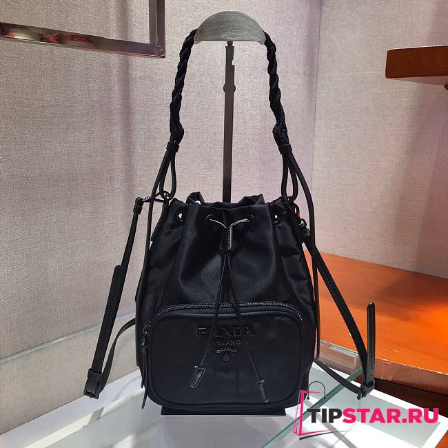 Prada Black fabric bucket bag 92698530 size 18cm - 1