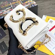 D&G Nappa white leather Girls shoulder bag size 21cm - 4