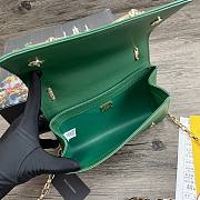 D&G Nappa green leather Girls shoulder bag size 21cm - 3