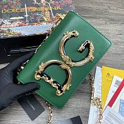 D&G Nappa green leather Girls shoulder bag size 21cm - 6