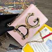 D&G Nappa pink leather Girls shoulder bag size 21cm - 6