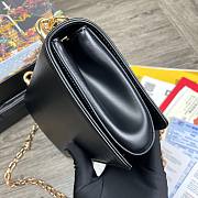 D&G Nappa black leather Girls shoulder bag size 21cm - 2
