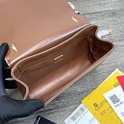 D&G Nappa brown leather Girls shoulder bag size 21cm - 3