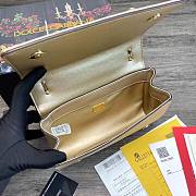 D&G Nappa gold leather Girls shoulder bag size 21cm - 2