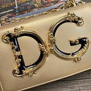D&G Nappa gold leather Girls shoulder bag size 21cm - 6
