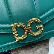 D&G Amore bag in green calfskin size 27cm - 2