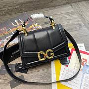 D&G Amore bag in black calfskin size 27cm - 1