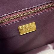 D&G Amore bag in purple calfskin size 27cm - 3
