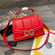 D&G Amore bag in light red calfskin size 27cm - 1