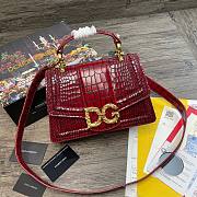 D&G Amore crocodile red leather size 27cm - 1