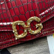 D&G Amore crocodile red leather size 27cm - 4
