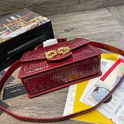 D&G Amore crocodile red leather size 27cm - 2
