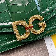 D&G Amore crocodile green leather size 27cm - 4