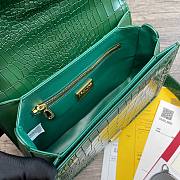 D&G Amore crocodile green leather size 27cm - 5