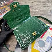D&G Amore crocodile green leather size 27cm - 6