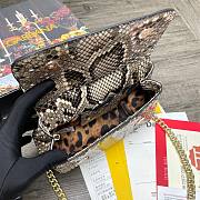 D&G Miss sicily snakeskin size 20cm - 6