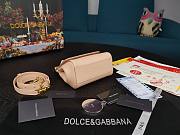 D&G dauphine leather Sicily bag in nude size 16cm - 5