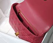Dior medium Caro bag in pink M8017 size 25.5cm - 6