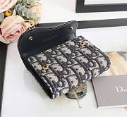 Dior Saddle compact wallet oblique jacquard D6603 size 25.5cm - 4