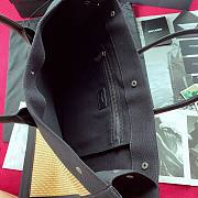 YSL Rive gauche tote bag in natural black 509415 size 48cm - 5