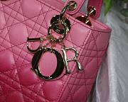 Dior Lady my ABCDIOR bag pink gradient cannage lambskin M6016 size 20cm - 5