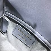 Dior Micro lady bag cloud blue cannage lambskin size 12cm - 2